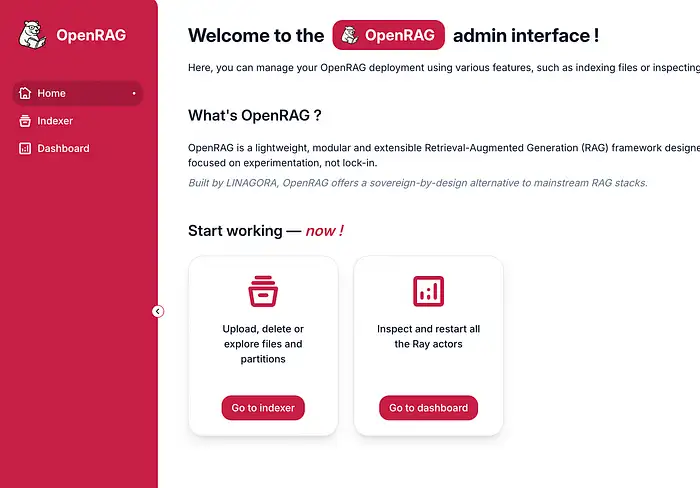 Khám phá và Cài đặt LinaGora OpenRAG trên local