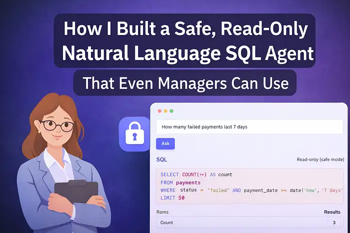 Xây dựng một tác nhân SQL ngôn ngữ tự nhiên chỉ đọc